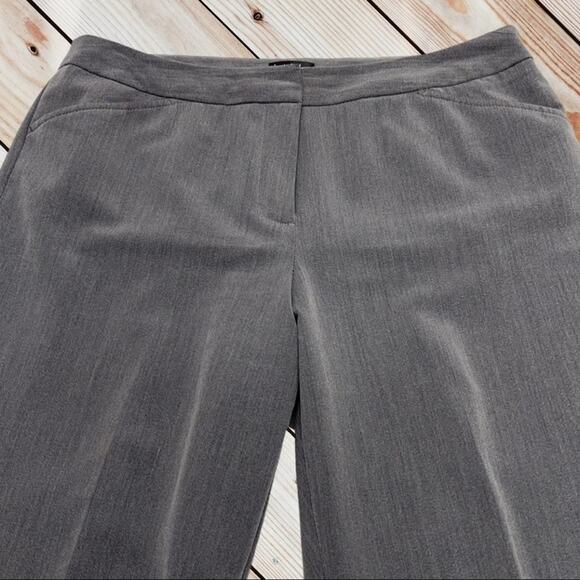 NICOLE MILLER Womens 10 Gray Flare Dress Pant - Picture 2 of 4